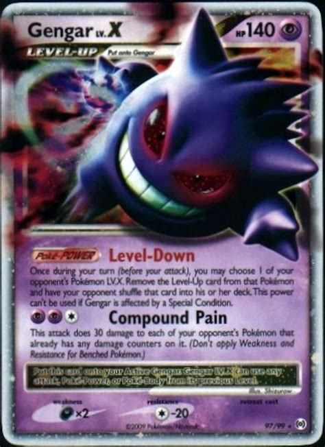 lv x pokemon cards for sale|gengar lv x price.